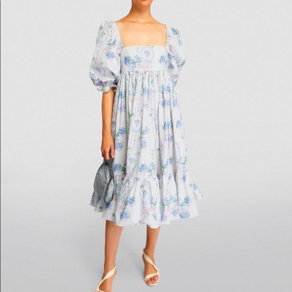 Selkie French Puff Midi Dress